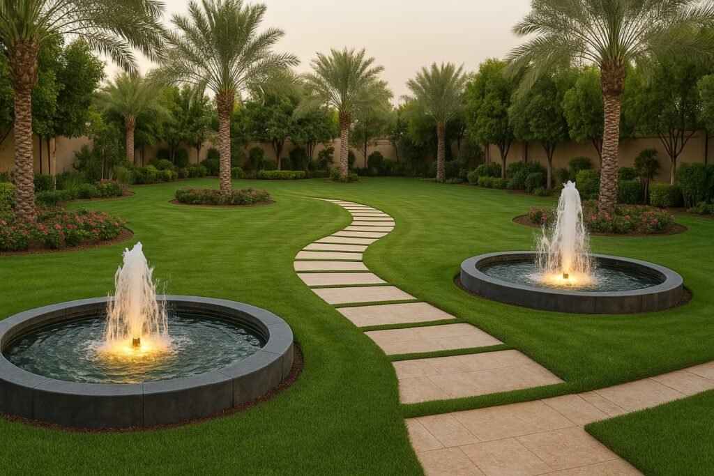 تصميم حدائق الخرج بالرياض