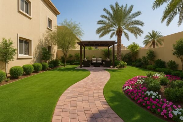 تنسيق حدائق العزيزية بالرياض