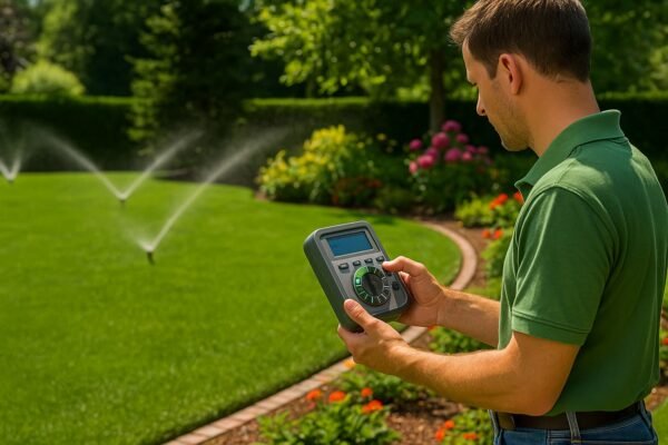 نظام ري ذكي للحدائق في البطحاء بالرياض