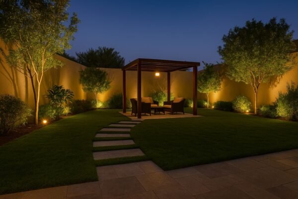 إضاءة الحدائق في الرياض