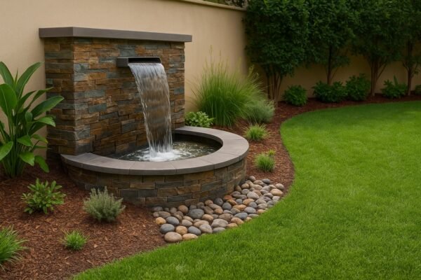 النوافير والشلالات المائية في حدائق الرياض