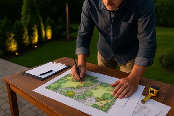 تخطيط موقع الحديقة في الرياض