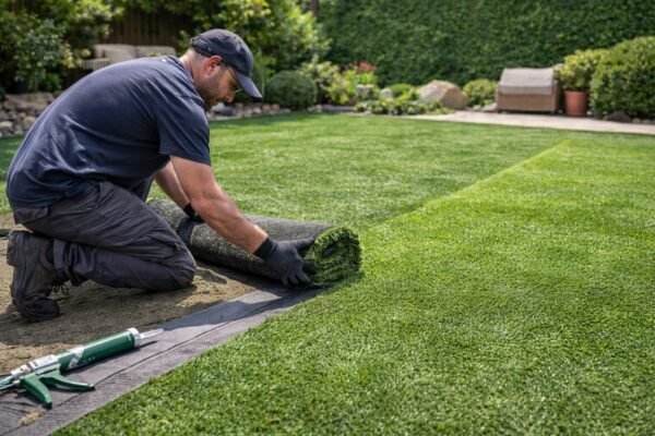 استبدال العشب الصناعي القديم